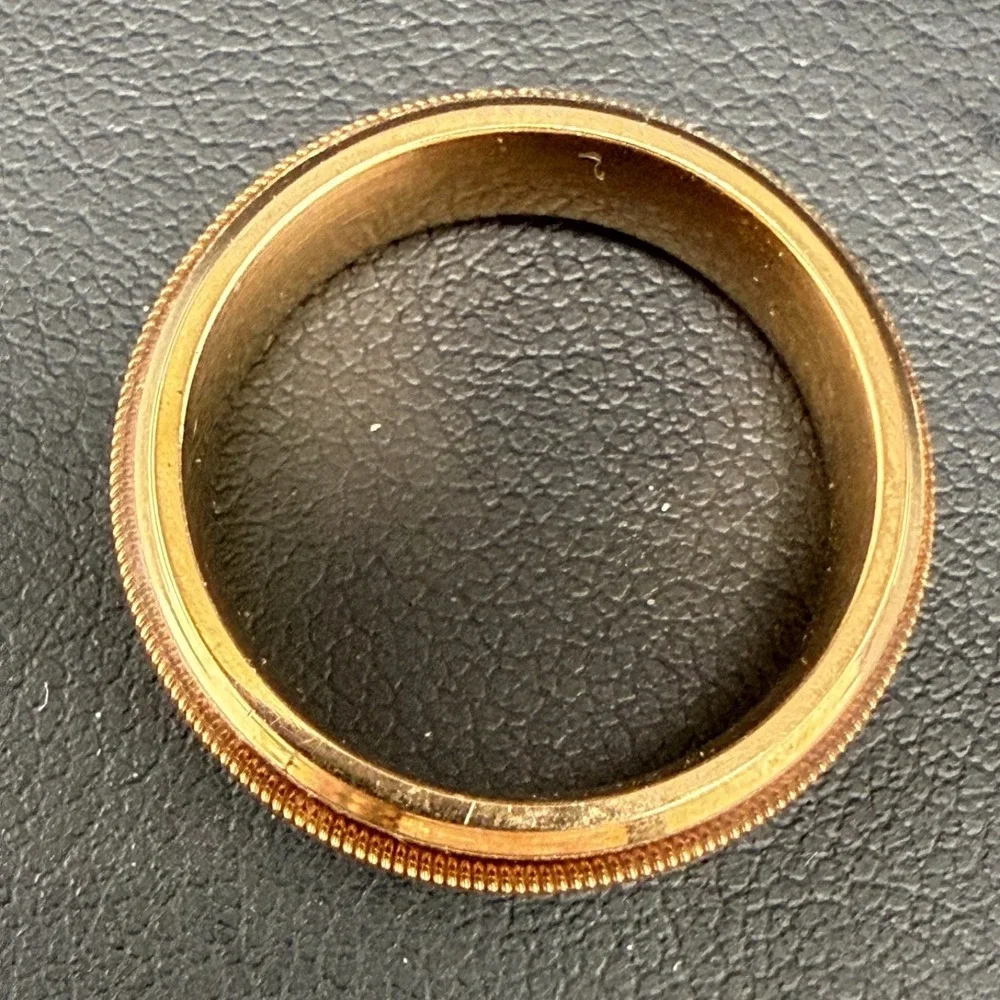 Ring Resin Guitar String Gold‎ Tone Size 6